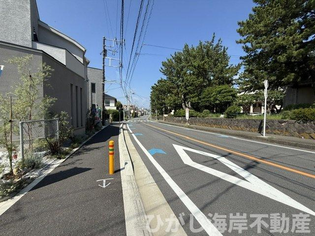 茅ケ崎市柳島海岸　新築戸建　全19区画の前面道路含む現地写真|現地外観