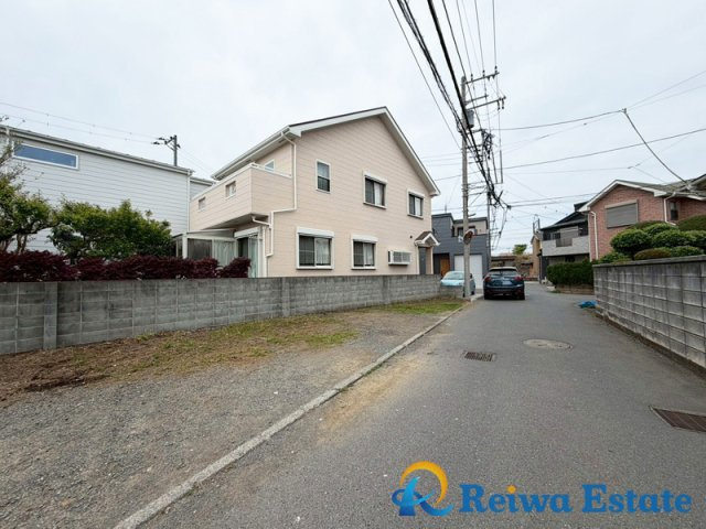 売地　茅ヶ崎市中島の前面道路含む現地写真
