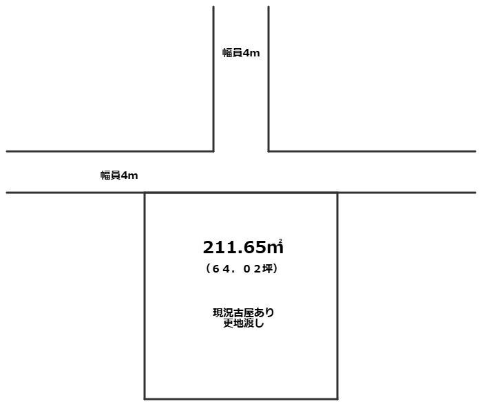 揖保郡太子町糸井　住宅用地の区画図|区画図です