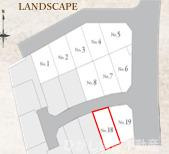 茅ケ崎市柳島海岸　新築戸建　全19区画の区画図|対象18号棟