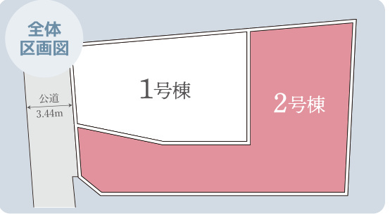 泉区和泉町 新築戸建 3890万円の区画図