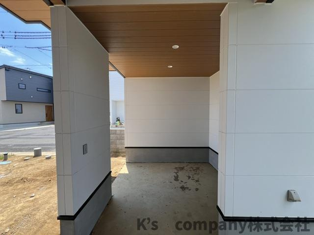 茅ヶ崎市中島　新築戸建　1号棟の駐車場|ガレージ付き駐車場◇◇