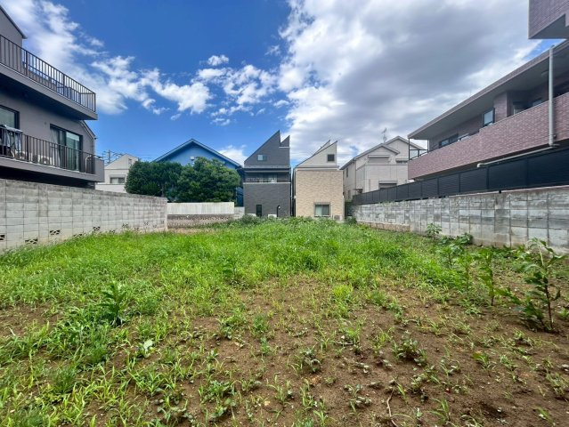 大田区北千束　建築条件なし売地の外観