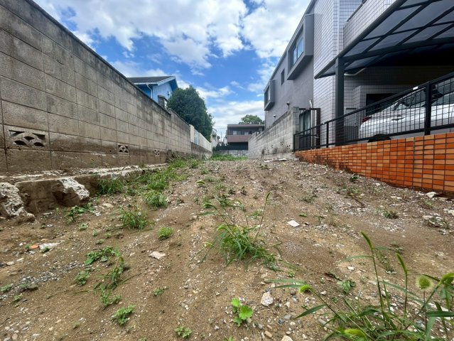 大田区北千束　建築条件なし売地の外観