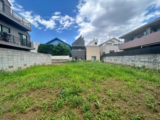 大田区北千束　建築条件なし売地の外観