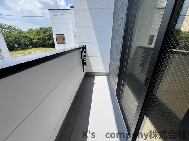 茅ヶ崎市中島　新築戸建　2号棟のバルコニー|2階バルコニー◇◇