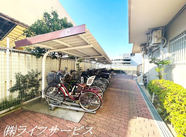 【駐輪場】 | ユニライフ北大阪２号棟 | 駐輪場