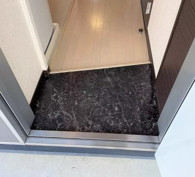 ムカイハラⅡの玄関