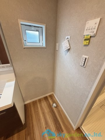 秦野市戸川第3　新築戸建　全5棟4号棟のランドリースペース