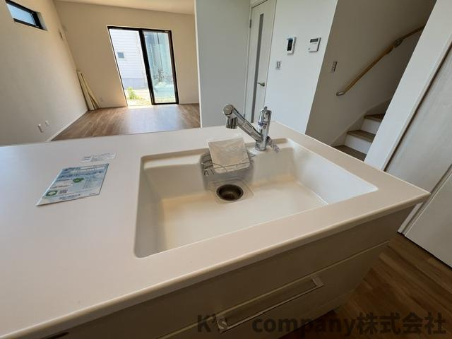 茅ヶ崎市中島　新築戸建　4号棟のキッチン|キッチンシンク♪