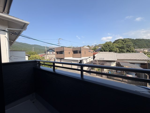 早良区内野2丁目1期　1号棟のバルコニー