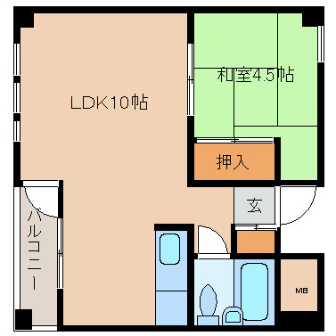 メゾンドラーブルの間取り