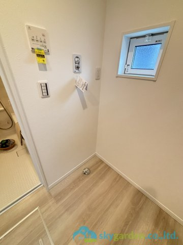 秦野市戸川第3　新築戸建　全5棟3号棟のランドリースペース