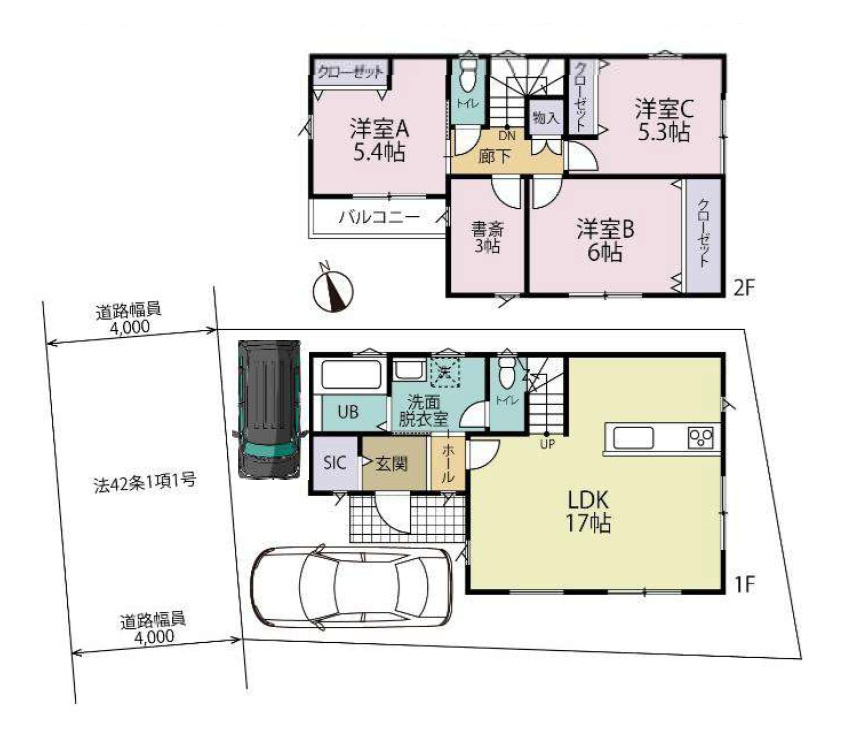 明石市大久保町江井島　新築の間取り|3LDK+書斎です。