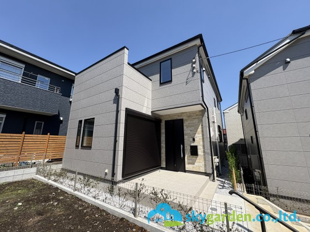 藤沢市石川２期　新築戸建　全３棟２号棟の外観|外観も気になるポイント
