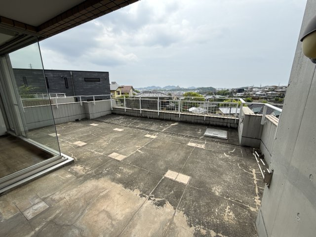 リブレ北新在家のバルコニー