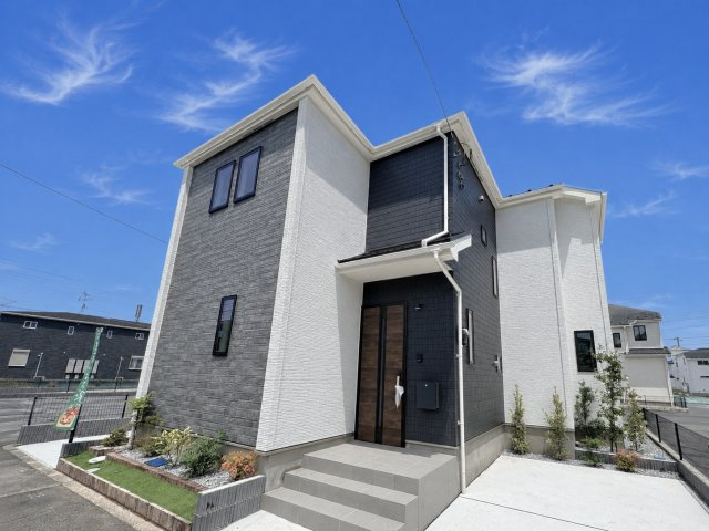 松戸市新松戸６丁目新築戸建【新松戸南小学校：4分】の外観|D号棟外観・完成済み内覧可能です！