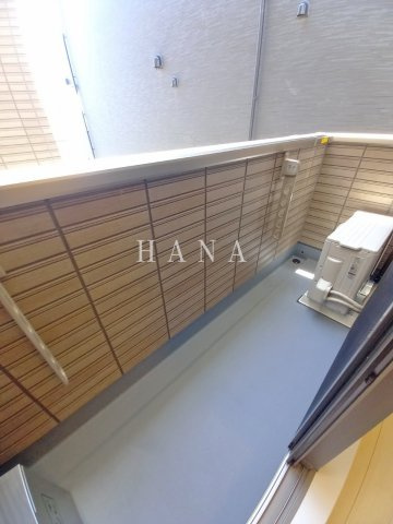 シティハウス八潮のバルコニー