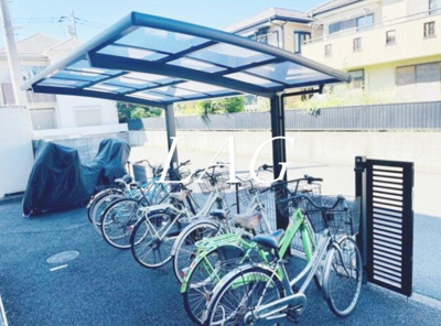 【その他共用部分】 | プレジデント | 駐輪場です。