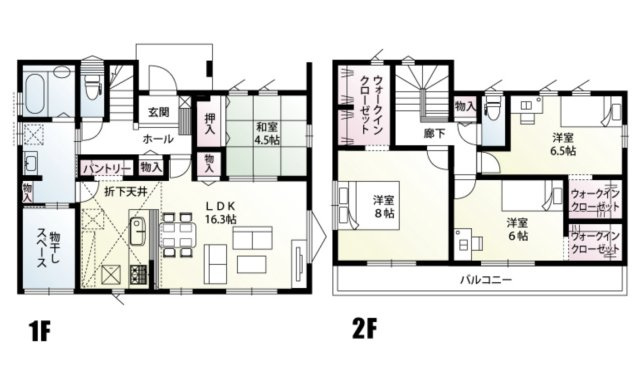【間取り】 | 羽生市藤井上組　新築戸建　全12棟　7号棟