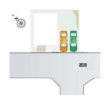 鶴ヶ島市中新田新築戸建の区画図