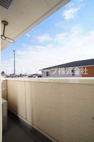 ファインＢのバルコニー|高崎、前橋、伊勢崎のお部屋探しはエンドスケープまで！お客様の理想お聞かせ下さい♪