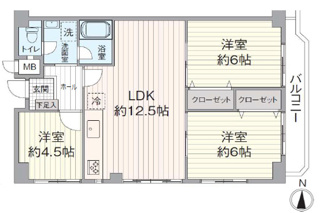 【間取り】 | メゾン高槻古曽部