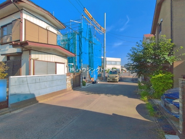 仲介手数料無料　TIARA所沢市若狭・新築全1棟の前面道路含む現地写真