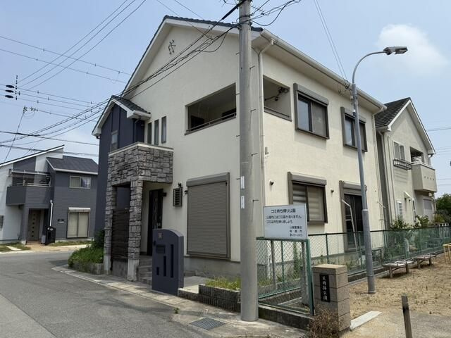 中古戸建　姫路市網干区新在家の前面道路含む現地写真|前面道路含む現地写真です