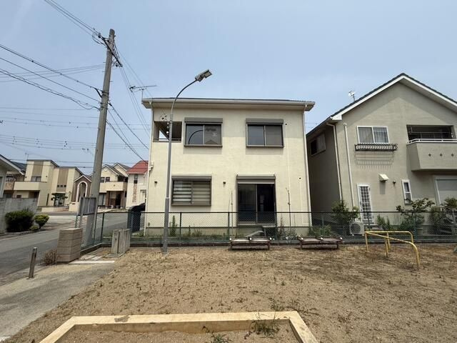 中古戸建　姫路市網干区新在家の前面道路含む現地写真|前面道路含む現地写真です