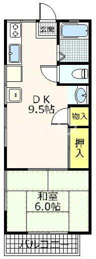 オレンジハイツの間取り