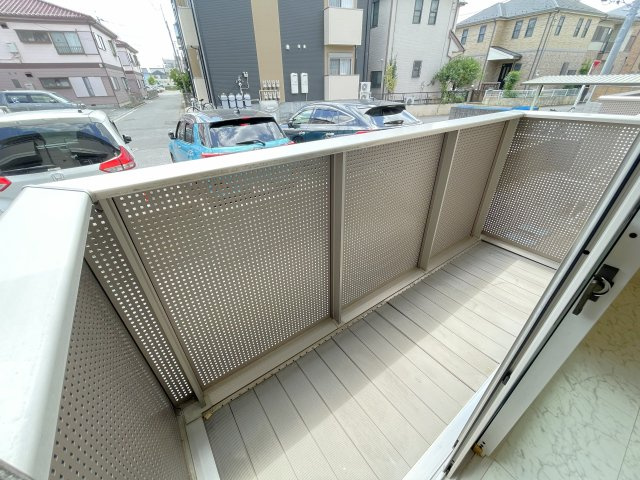 レセンテ中央のバルコニー