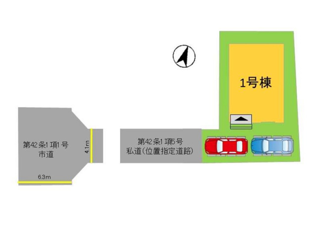 【区画図】 | 福岡市西区千里5期　1号棟（全1棟）【仲介手数料無料・0円】 | 区画図です。