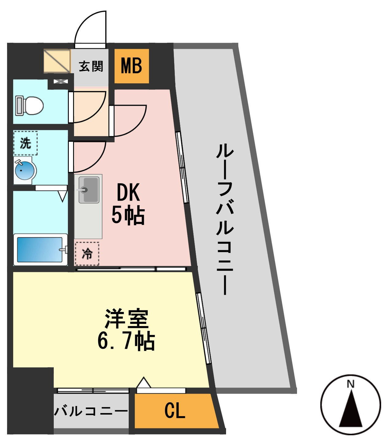 プレール・ドゥーク東京EASTの間取り