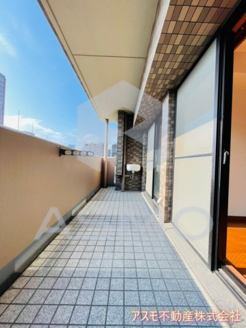 【バルコニー】 | リーガル西天満Ⅱ | 同マンション別部屋　参考写真
