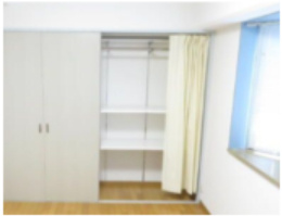 ハーベストハウスⅡの収納|　※他号室の参考写真です。