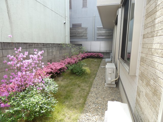 東所沢和田１丁目貸家の庭