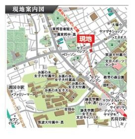 ドゥーエ茗荷谷の地図
