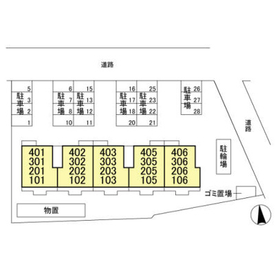 【区画図】 | ハイツ南