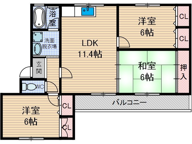 【間取り】 | マプログレイスⅢ