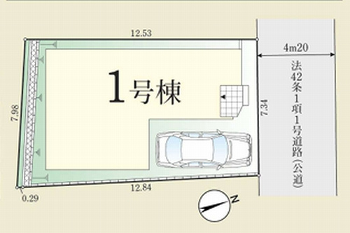 【仲介手数料０円】座間市相武台3期　新築一戸建ての区画図|座間市相武台3期　新築一戸建て