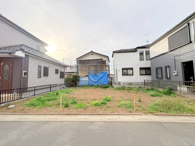 鶴ヶ島市下新田　建築条件なし売地　東武越生線『一本松駅』徒歩9分　の外観