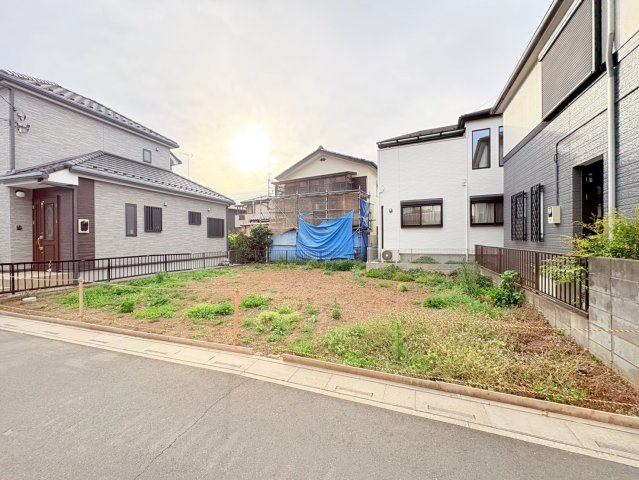 鶴ヶ島市下新田　建築条件なし売地　東武越生線『一本松駅』徒歩9分　の外観