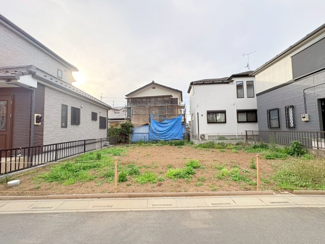鶴ヶ島市下新田　建築条件なし売地　東武越生線『一本松駅』徒歩9分　の外観
