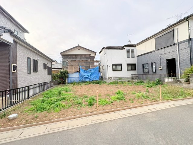 鶴ヶ島市下新田　建築条件なし売地　東武越生線『一本松駅』徒歩9分　の外観