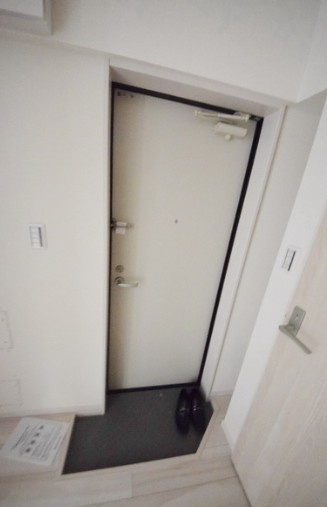 メルディア東堀切の玄関