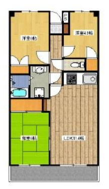 ＮＳ相模大野マンションの間取り