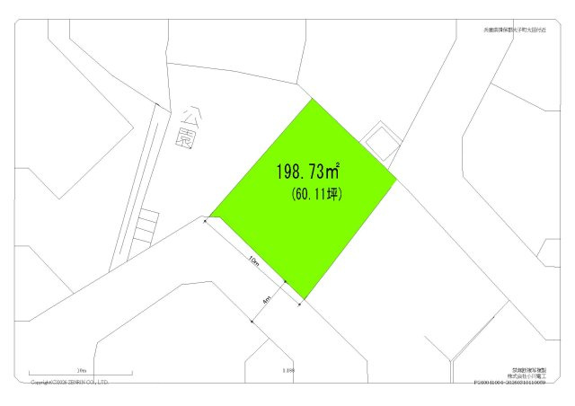 太子町太田売土地の土地図