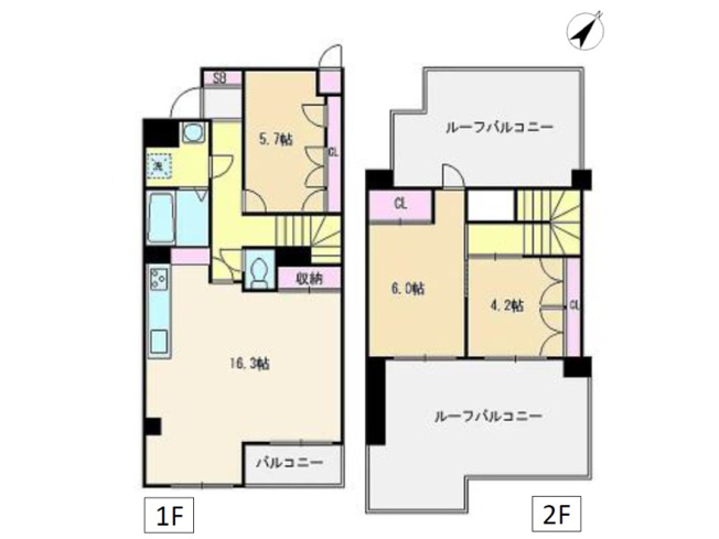 【間取り】 | コーラルハイツ朝霞