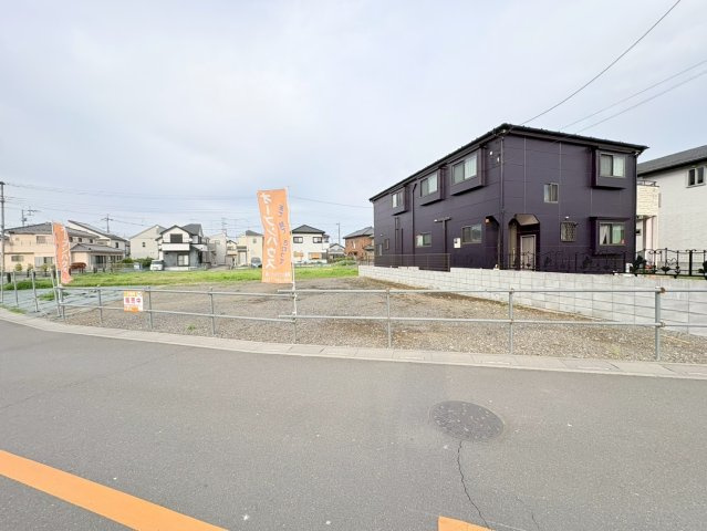 鶴ヶ島市中新田　建築条件なし売地　東武越生線『一本松駅』徒歩4分　【新町小学区】の外観